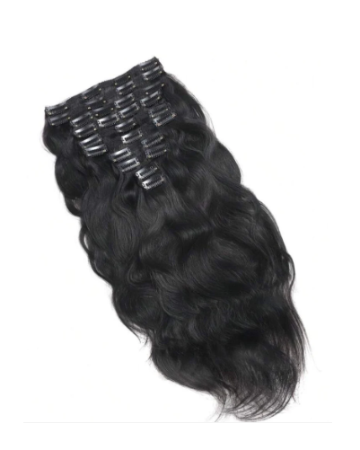 22–24″ Luxury Clip-In Human Hair Extensions | 10-Piece Full Set