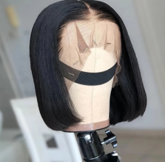 Brazilian Full Frontal Short Bob Wig (100% Human hair)
